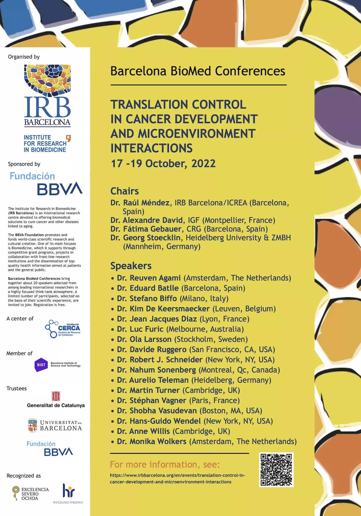 Translation control in cancer development