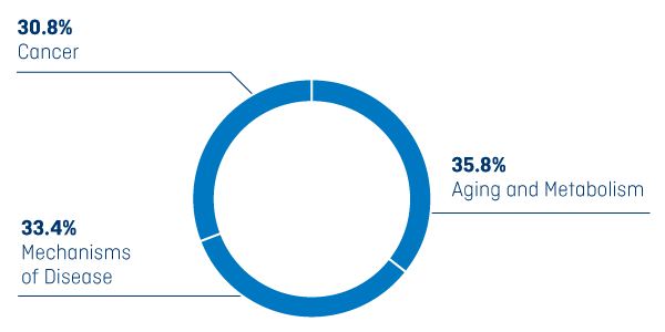 External Funding by research programmes