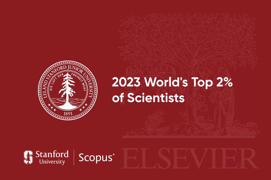 Stanford's top 2% researchers list 2023