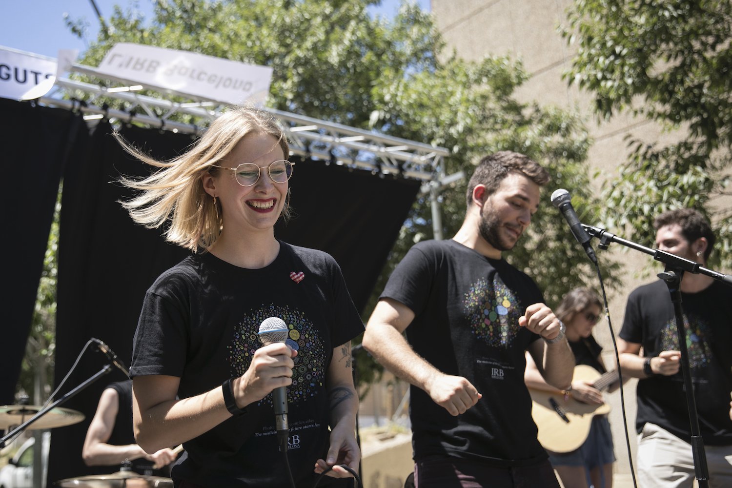 Concert de la Rock Band a les portes obertes de l'IRB Barcelona