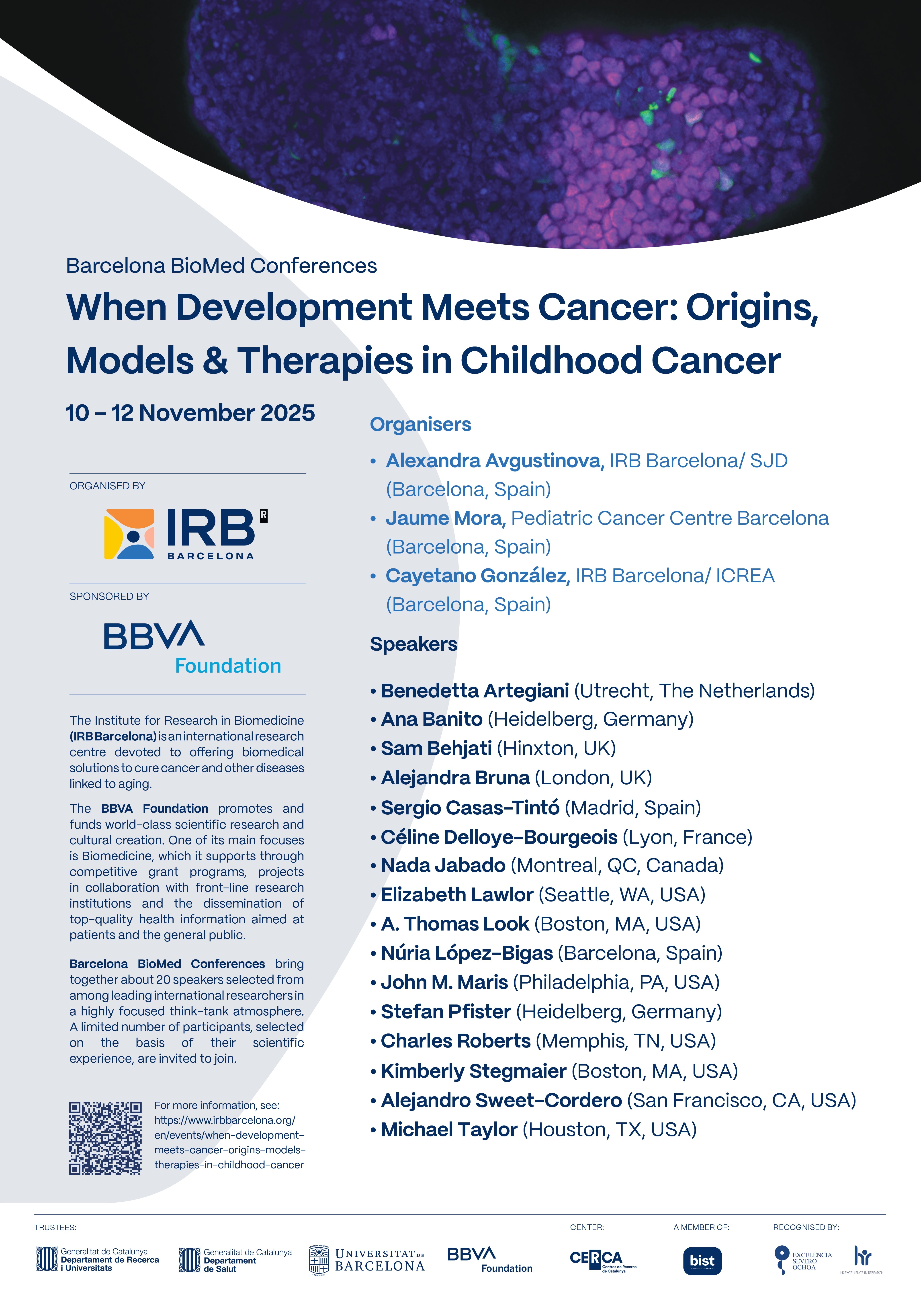 Poster IRB Barcelona Biomed Conference_When Development Meets Cancer Origins, Models & Therapies in Childhood Cancer-1