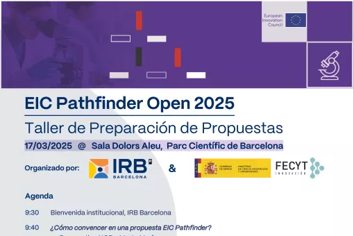  Taller EIC Pathfinder Open IRB Barcelona 17.03.2025