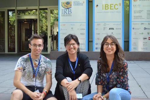 De izquierda a derecha: ric Matamoros, Muriel Arimon y Lorena González.