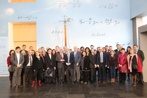 Los galardonados por RecerCaixa en el acto de ayer por la tarde en el museo CosmoCaixa de Barcelona (Foto: RecerCaixa)