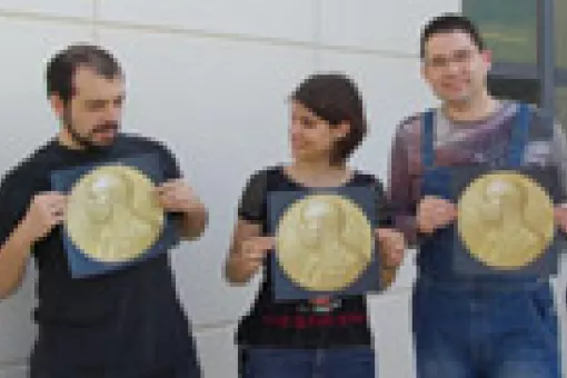Francisco Barriga (left), Amelie Stein and Roland A. Pache will be attending the 60 Nobel Laureate Meeting at Lindau.
