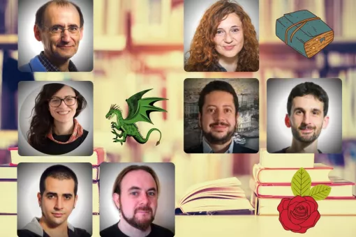 De arriba a abajo: Jordi Casanova, Montse Clotet, Álvaro Rol, Manuel Gris, Maria Rovira, Ignasi Belda y Miquel Duran.