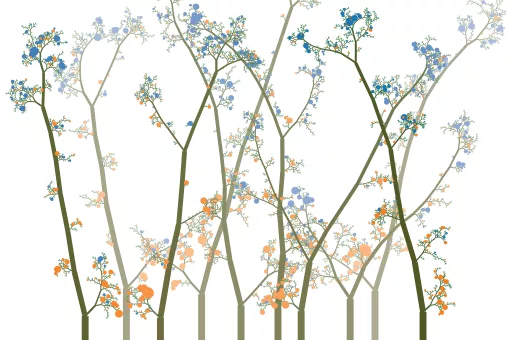 Árboles predictivos de decisión, optimizados para decidir si una mutación de cáncer será visible para el sistema inmune. Rik G.H. Lindeboom, Universidad de Radboud.