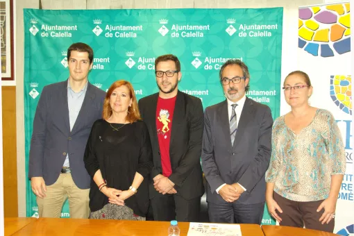 Presentación de la cata solidaria "Vi per Vida" del próximo 29 de noviembre en Calella