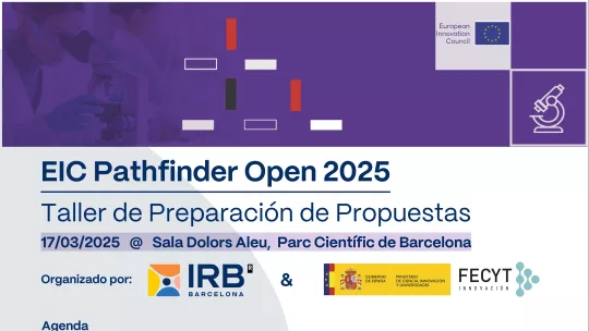  Taller EIC Pathfinder Open IRB Barcelona 17.03.2025