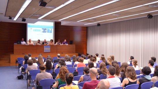 Jornada "Career progression in science - Options beyond the bench", organizada por el PCB y el IRB Barcelona.