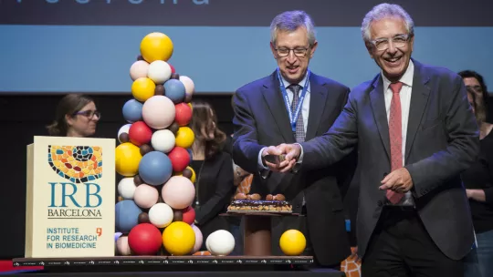 L'IRB Barcelona va rebre la notícia de la renovació del "Severo Ochoa" durant l'acte institucional de celebració del X 10è aniversari