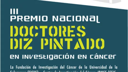 Poster of the III National "Doctores Diz Pintado" Cancer Research Prize