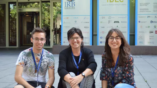 De izquierda a derecha: ric Matamoros, Muriel Arimon y Lorena González.