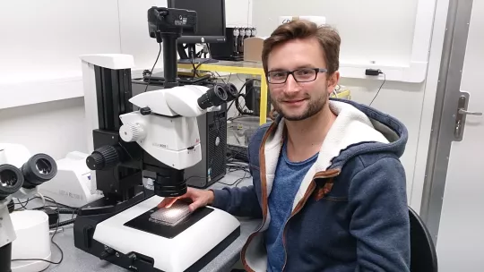 Radoslaw Pluta es el primer autor del artículo y ex estudiante de doctorado con una beca "la Caixa" en el IRB Barcelona