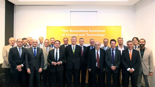 Constitution of the Board of Trustees of the Barcelona Institute of Science and Technology (Photo: Ramon Vilalta)