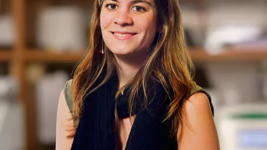 Begoña Cánovas, postdoctoral fellow at IRB Barcelona's Signalling and Cell Cycle Laboratory