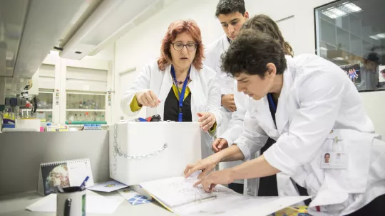 The escape room “The #MetastasisChallenge against the clock” organised by IRB Barcelona.