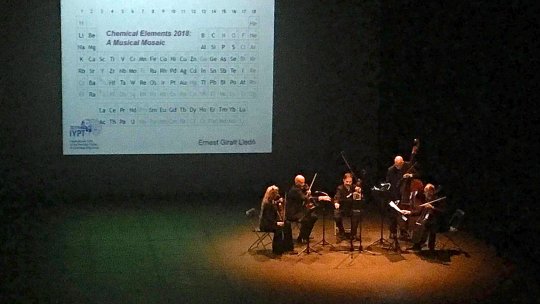 Image of the opening concert to mark the International Year of the Periodic Table.