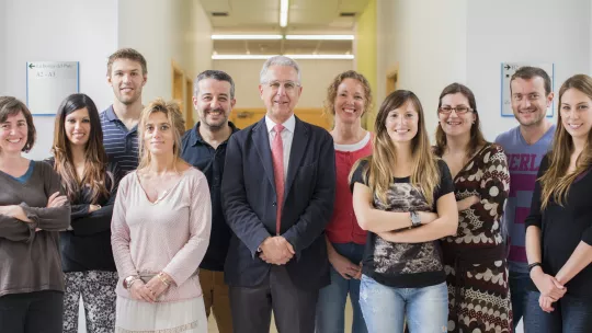 El laboratorio de Joan Guinovart estudia el metabolismo del glucógeno. (Battista/Minocri)