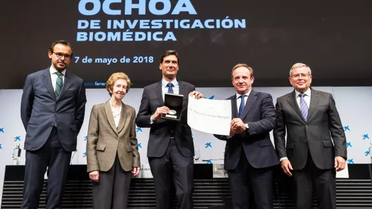 Manuel Serrano en el acto celebrado en Caixaforum de Madrid