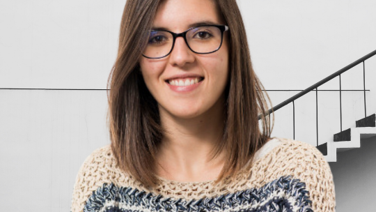 Marina Salvadores, PhD student at IRB Barcelona and first author of the study published in Science Advances.