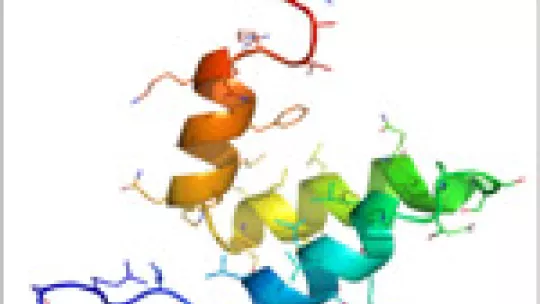 Structure of NCBD when it is not bound to any other protein