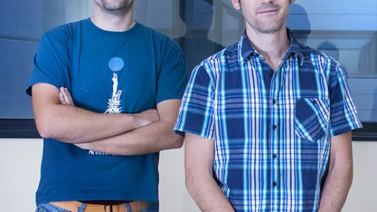 Bioinformatician Òscar Reina and biostatistician David Rossell develop ChroGPS (Photo: Battista/Minocri)