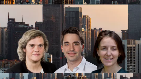 De izquierda a derecha: Meritxell Teixidó, Martí Jiménez y Fayna García.