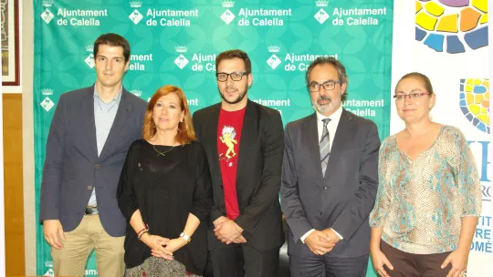 Presentación de la cata solidaria "Vi per Vida" del próximo 29 de noviembre en Calella